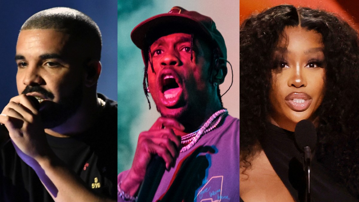 Drake, Travis Scott & SZA Among Top 10 Most Streamed Artists On Spotify In 2023