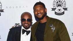 Usher Gives Jermaine Dupri His Flowers During Las Vegas Residency