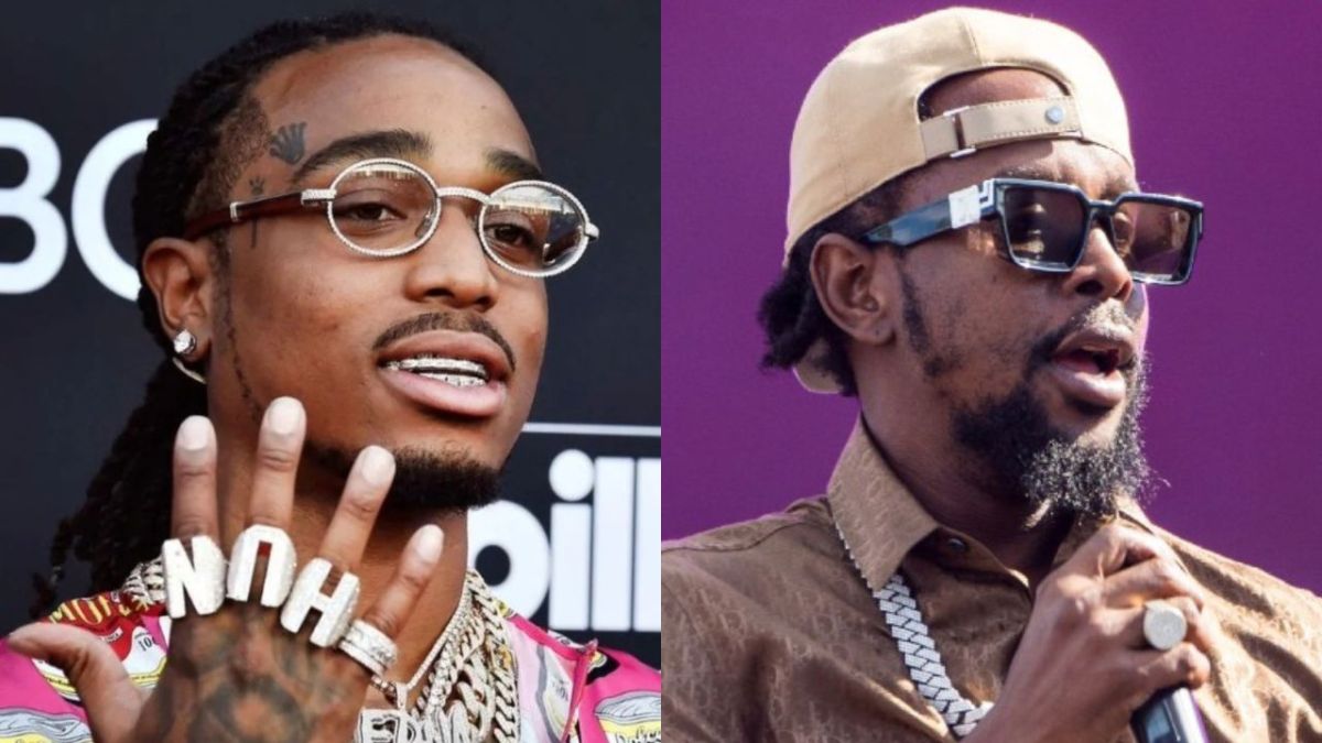 Quavo Pops Out With Popcaan For Surprise Appearance At Jamaican Festival