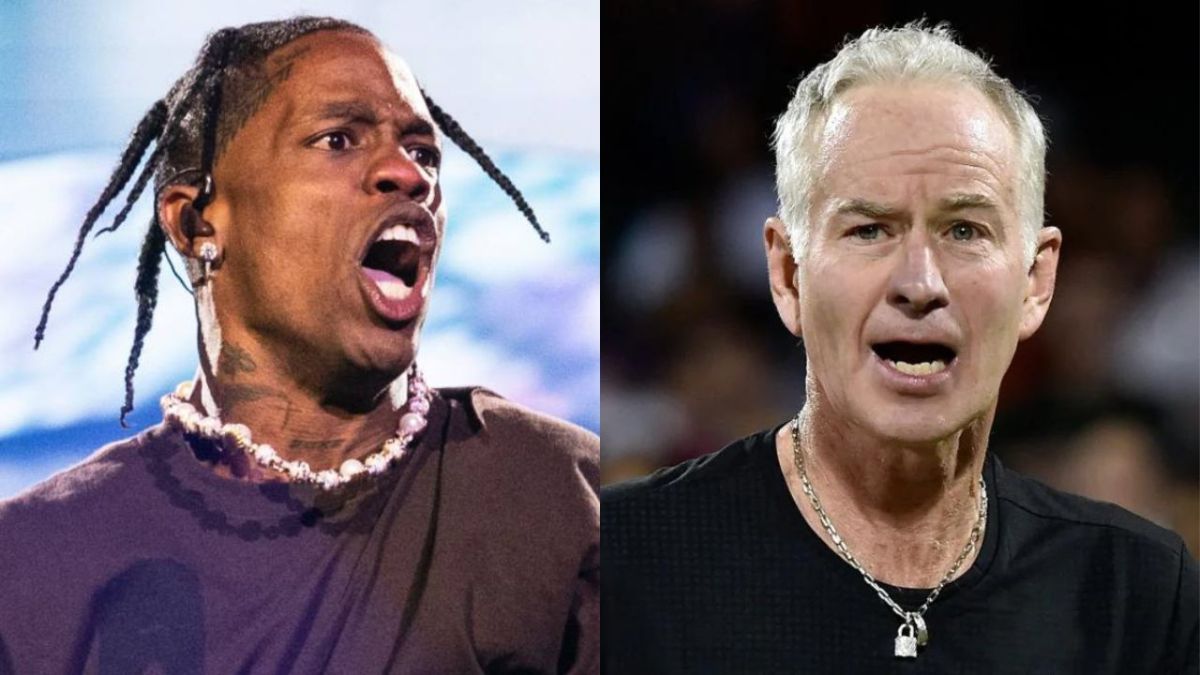 Travis Scott Vandalizes John McEnroe Plaque As Sneaker Spat Heats Up