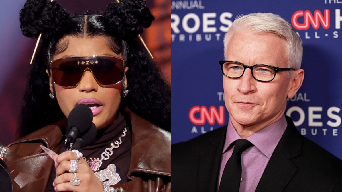 Nicki Minaj's New Year's Resolution Stumps Anderson Cooper: 'Who Is She Referring To?'