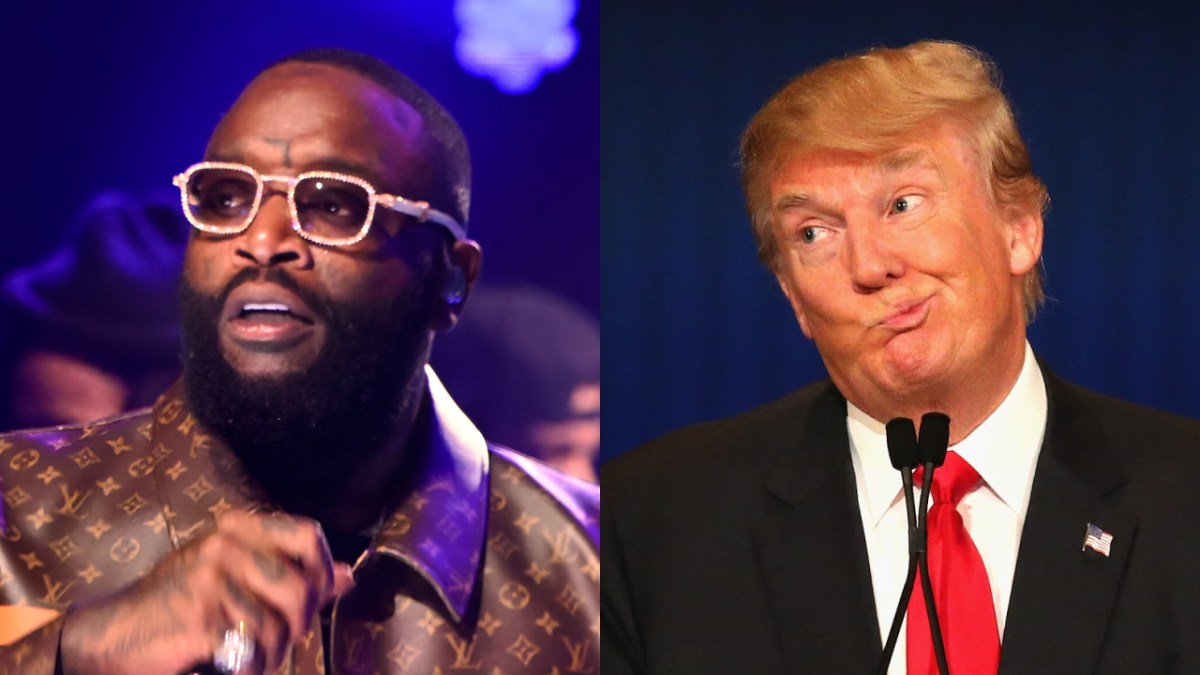 Rick Ross Shuts Down 'Delusional' Narrative Donald Trump's Presidency Had People 'Eating'