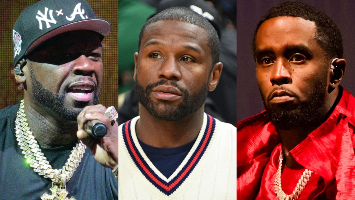 50 Cent Calls Floyd Mayweather 'Dumb' Over Diddy Comments: 'You Sound Like A Hater'