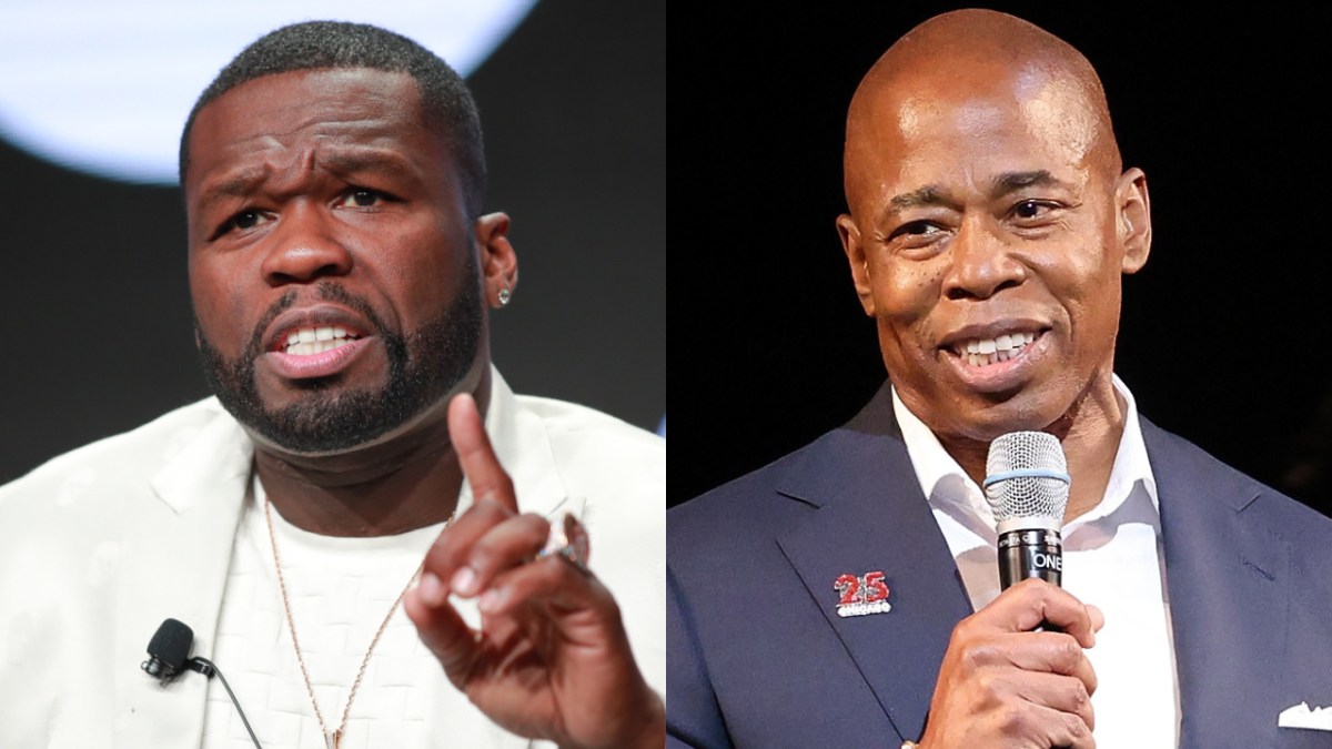 50 Cent U-Turns On Eric Adams Criticism But Calls Out NY Governor Over $2.4B Migrant Plan