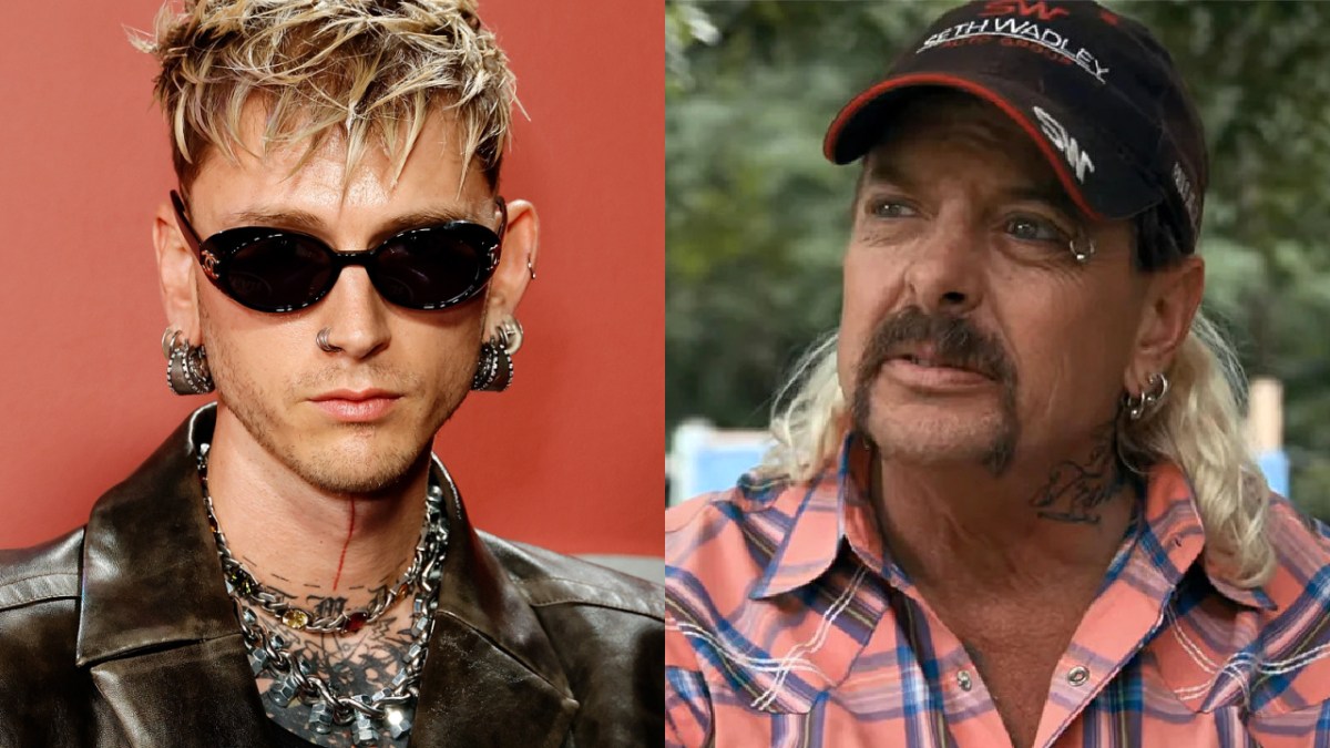 Machine Gun Kelly Gets Horny Response From Joe Exotic Over Topless Tattoo Photo