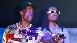 Quavo Previews New Track At Travis Scott's Super Bowl Party