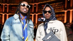 Quavo & Rich The Kid Turn Courtside Seats At Hawks Game Into Music Video Set