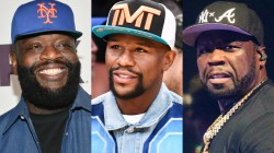 Rick Ross Shares Laugh With Floyd Mayweather After 50 Cent Attack