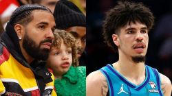 Drake's Son Adonis Gifted LaMelo Ball's Signed Jersey In Sweet Locker Room Moment 