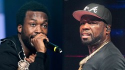 Meek Mill Drags 50 Cent's Girlfriend Into Feud After Album Sales Taunt