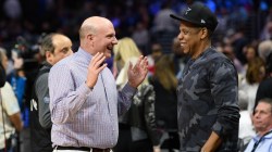 JAY-Z Gets Tour Of L.A. Clippers' New Arena From Team Owner Steve Balmer