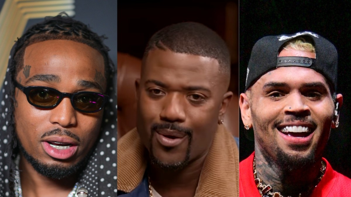 Quavo Catches Stray From Ray J As He Seemingly Sides With Chris Brown In Beef