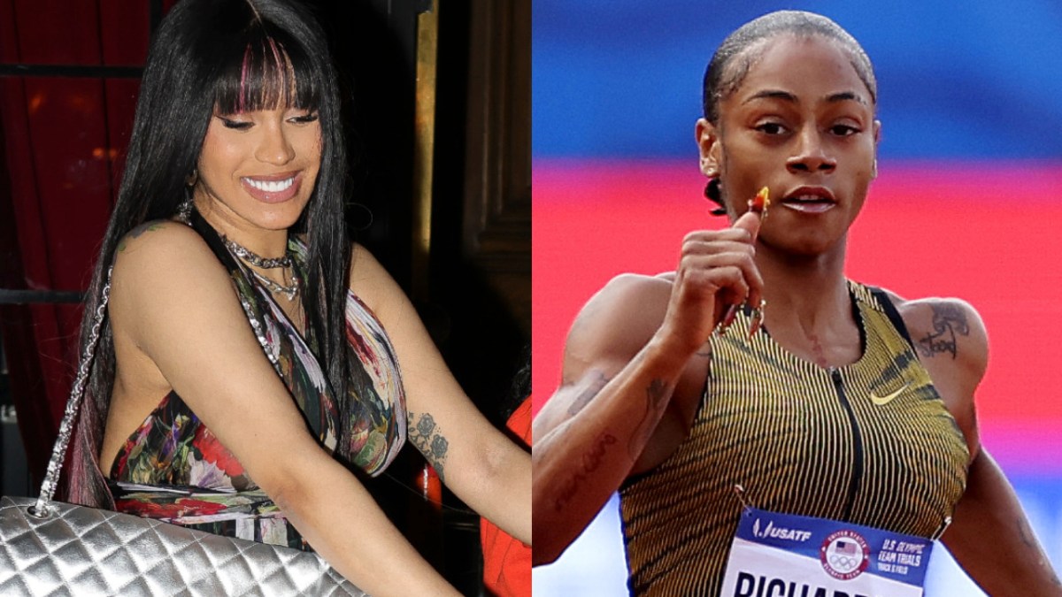 Cardi B Moved To Tears Wishing Sha’Carri Richardson Good Luck At The Olympics