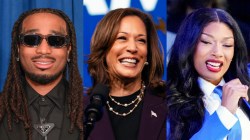 Quavo & Megan Thee Stallion Throw Support Behind Kamala Harris At Atlanta Rally