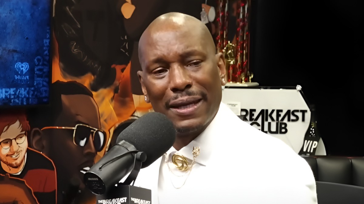 Tyrese Breaks Down Over Grief & Divorce In Emotional 'Breakfast Club' Interview