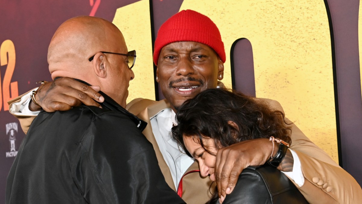 Tyrese Tears Up As He Reunites With Vin Diesel At '1992' Movie Premiere