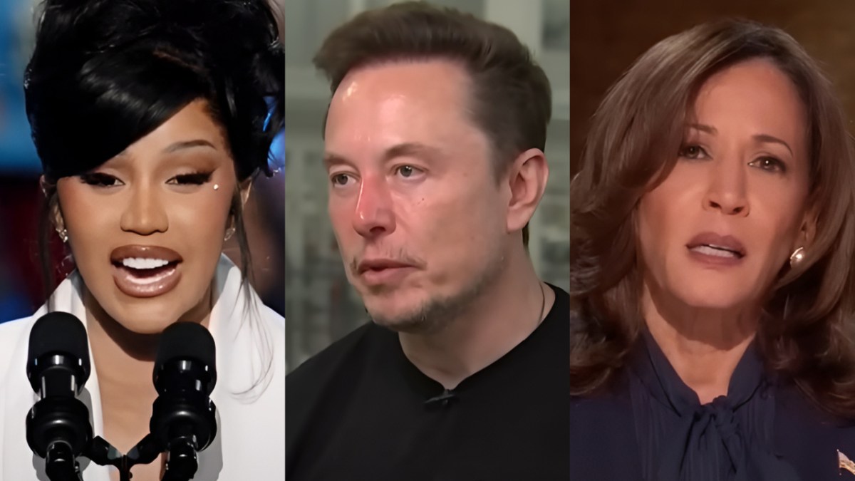 Cardi B Claps Back At Elon Musk Over Claim She's A 'Puppet' For Kamala Harris