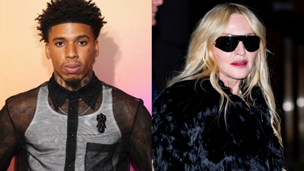 NLE Choppa Sparks Relationship Chatter As He Cozies Up To Madonna: 'Her Type For Sure'